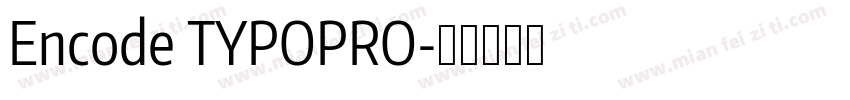 Encode TYPOPRO字体转换